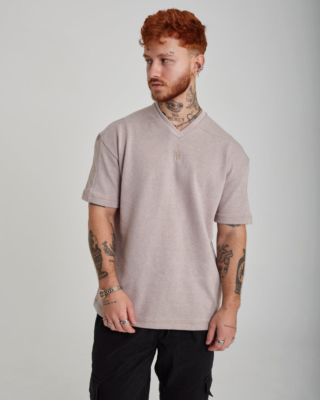 T-Shirt Jersey Oversized - Skin ML