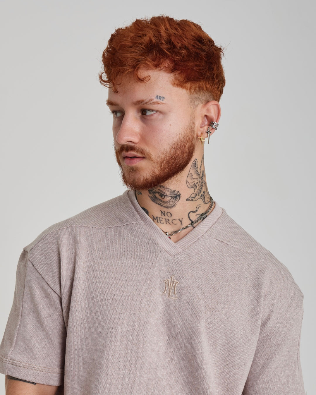 T-Shirt Jersey Oversized - Skin ML