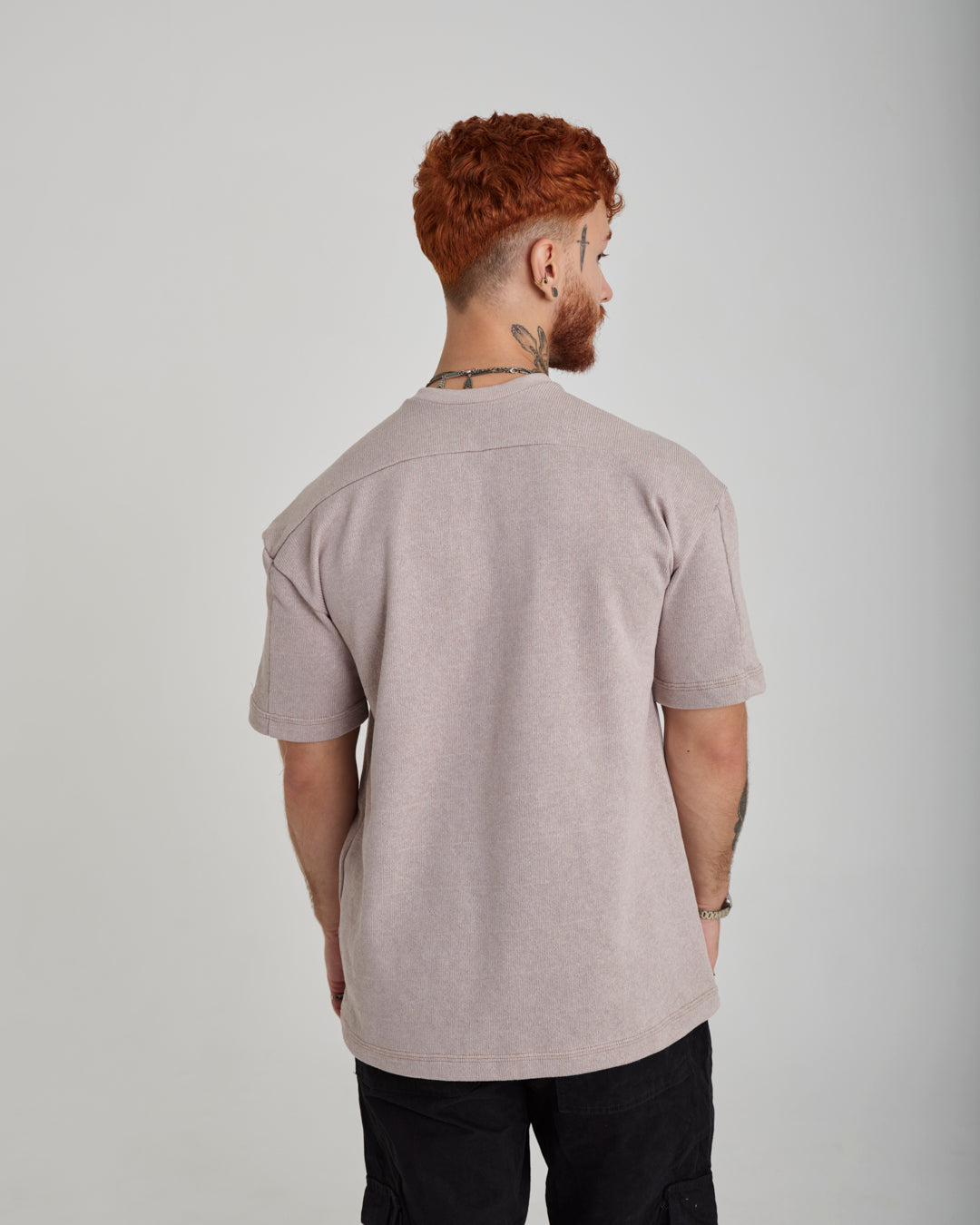 T-Shirt Jersey Oversized - Skin ML