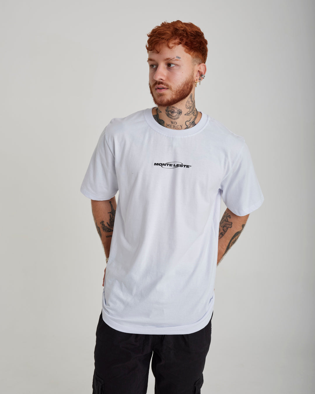 T-Shirt Regular Printed - Oil White