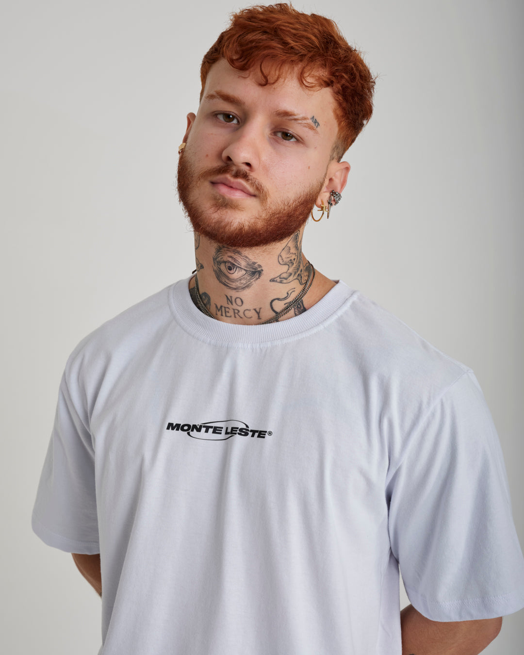 T-Shirt Regular Printed - Oil White