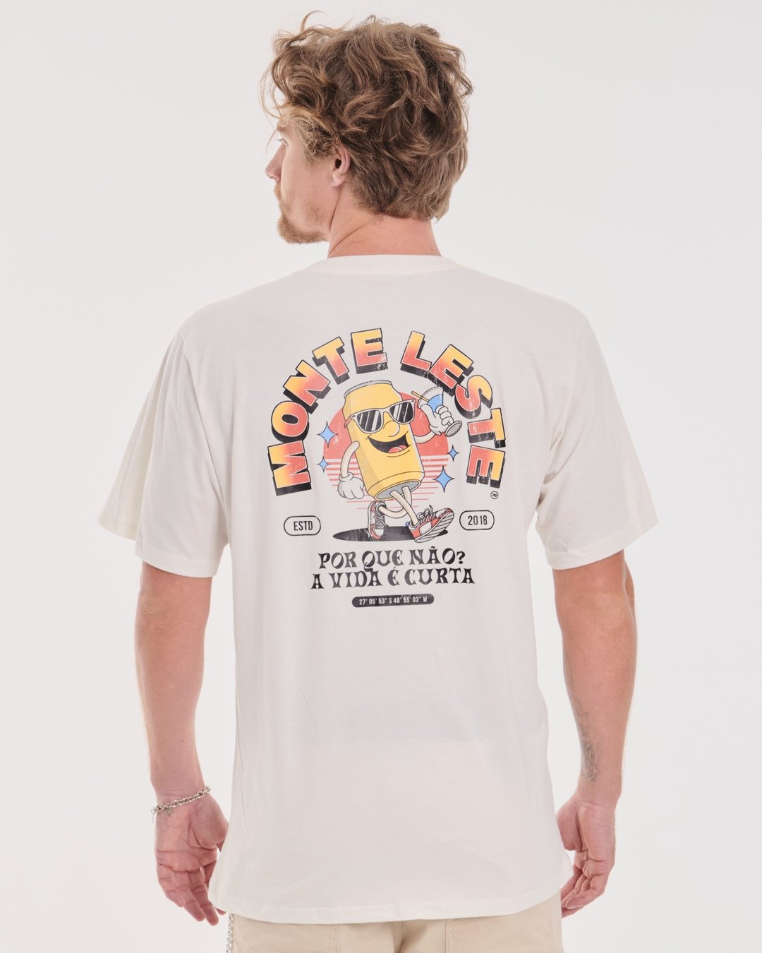 T-Shirt Regular Printed - Vibes Off White