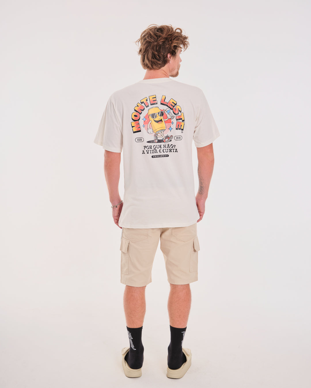 T-Shirt Regular Printed - Vibes Off White