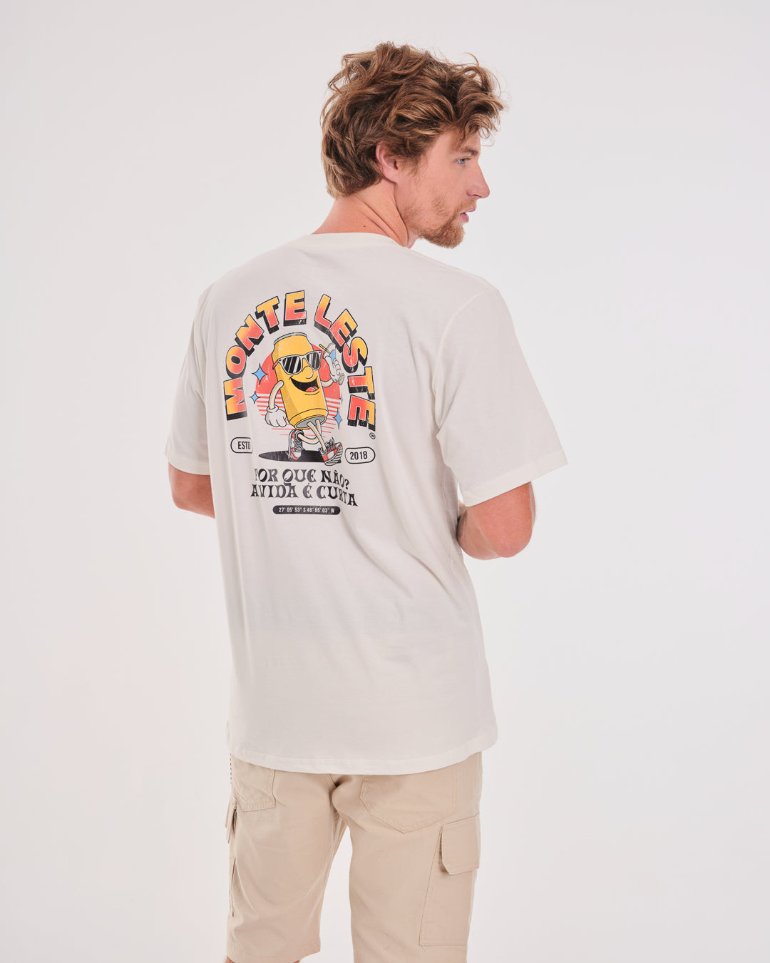 T-Shirt Regular Printed - Vibes Off White
