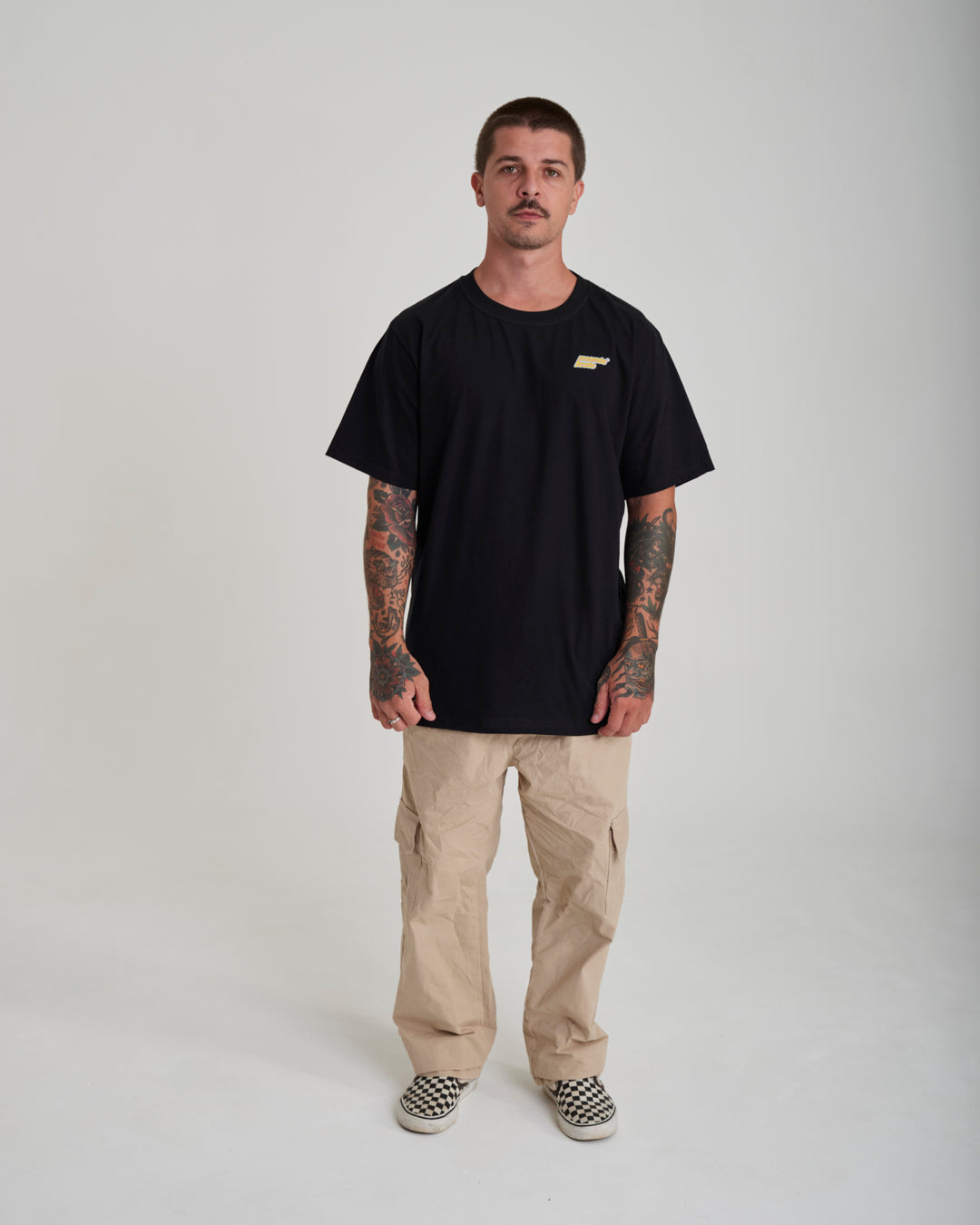 T-Shirt Regular Printed - Lets Black