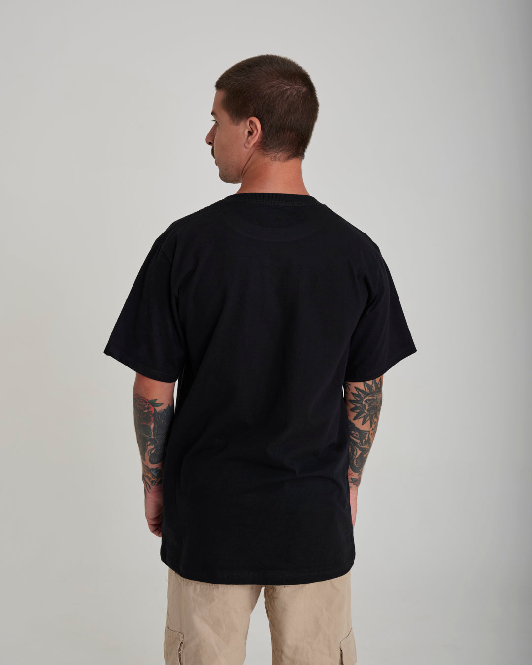 T-Shirt Regular Printed - Lets Black
