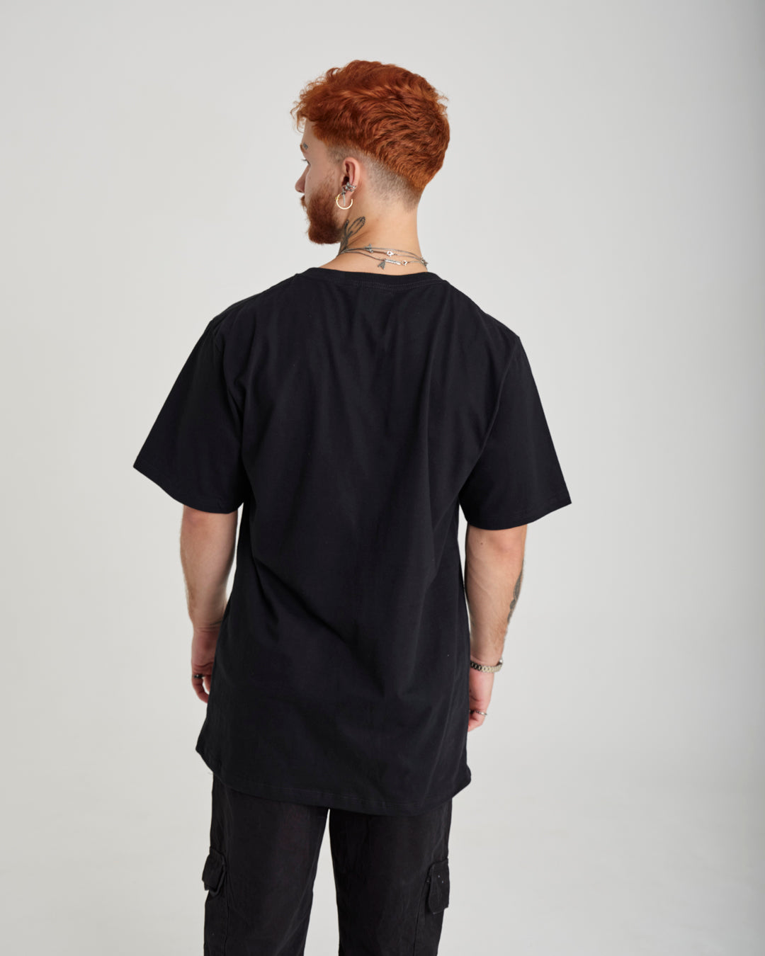 T-Shirt Regular Printed - Fuego Black