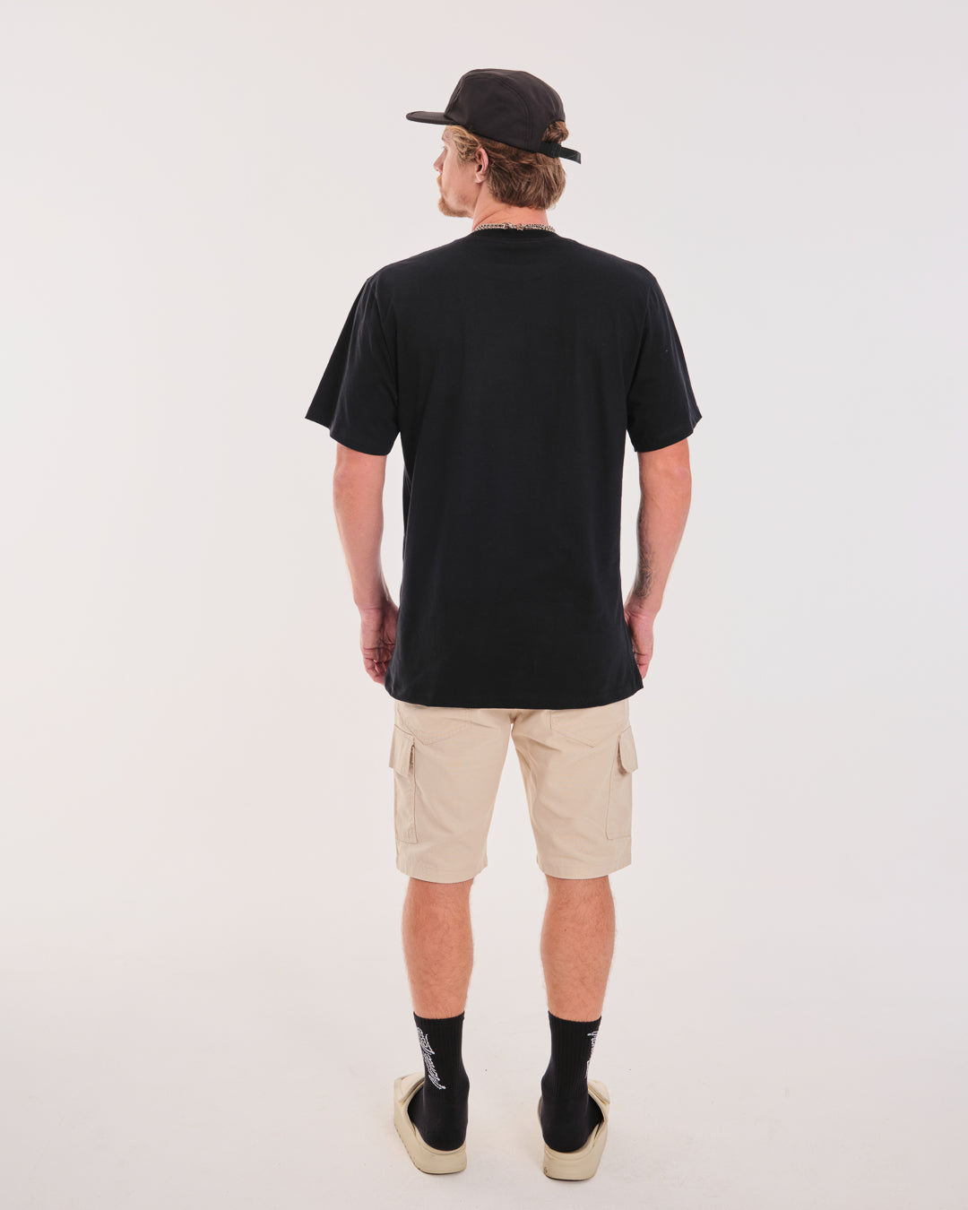 T-Shirt Regular Printed - Dice Black