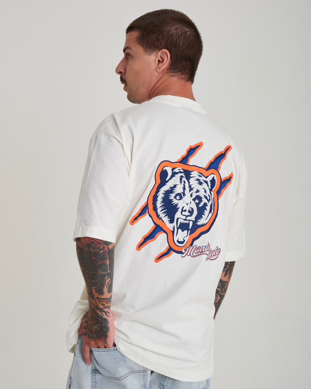 T-Shirt Oversized Printed Polar - Off White