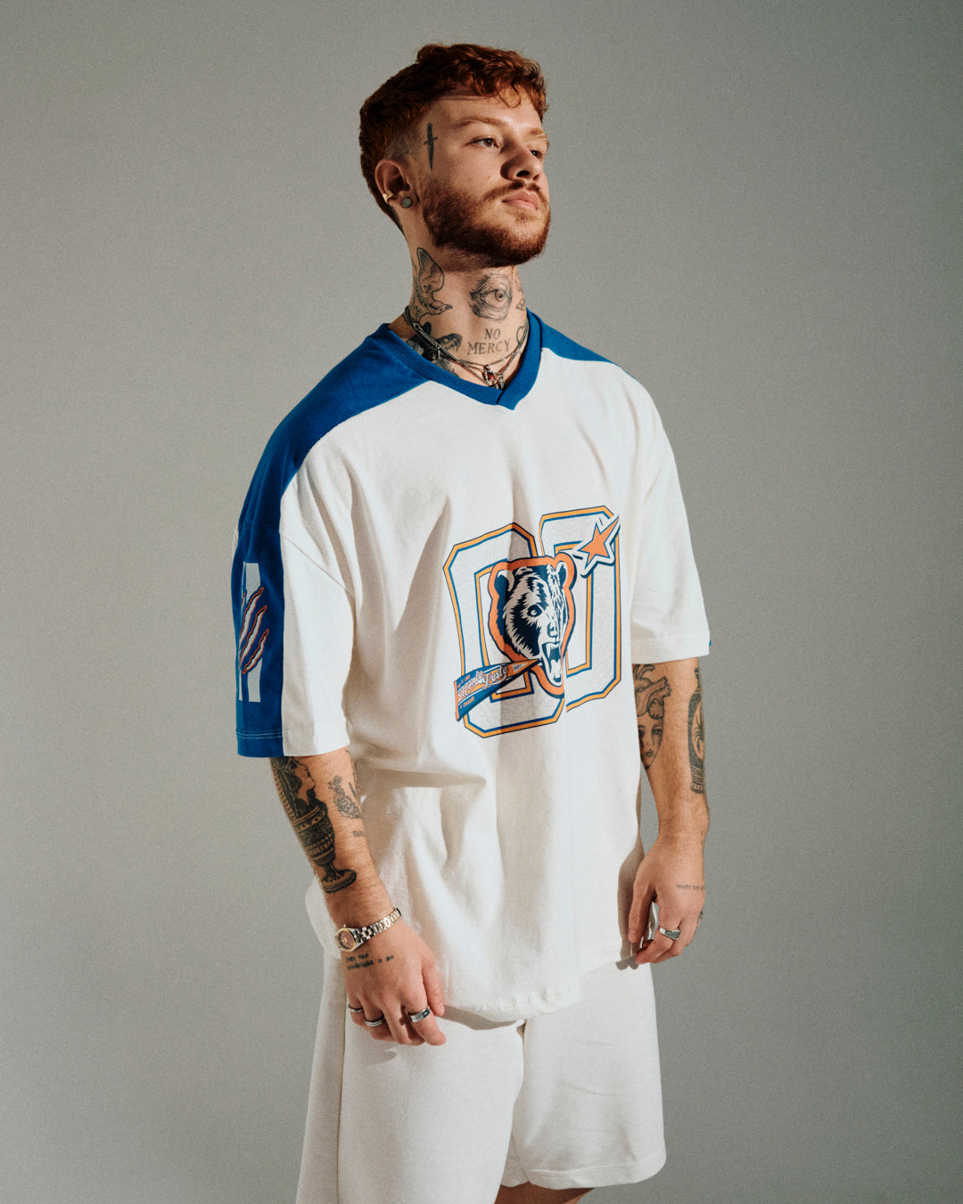 T-Shirt Jersey Oversized - Polar Off White