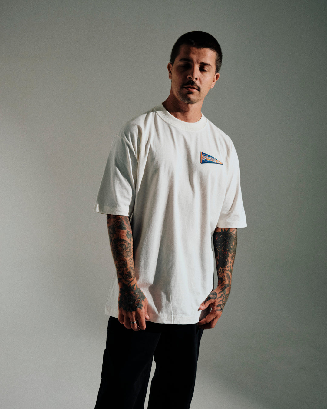 T-Shirt Oversized Printed Polar - Off White