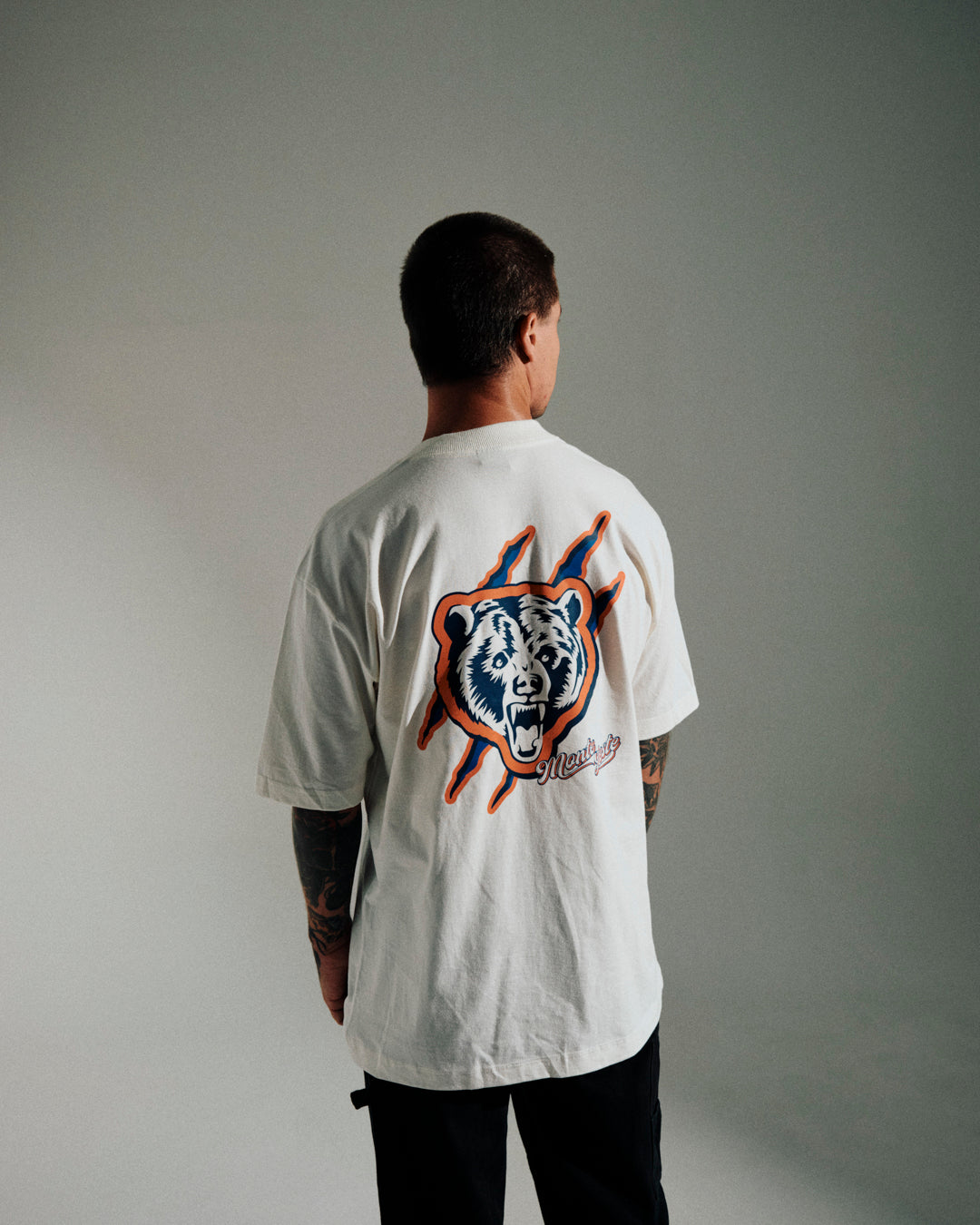 T-Shirt Oversized Printed Polar - Off White