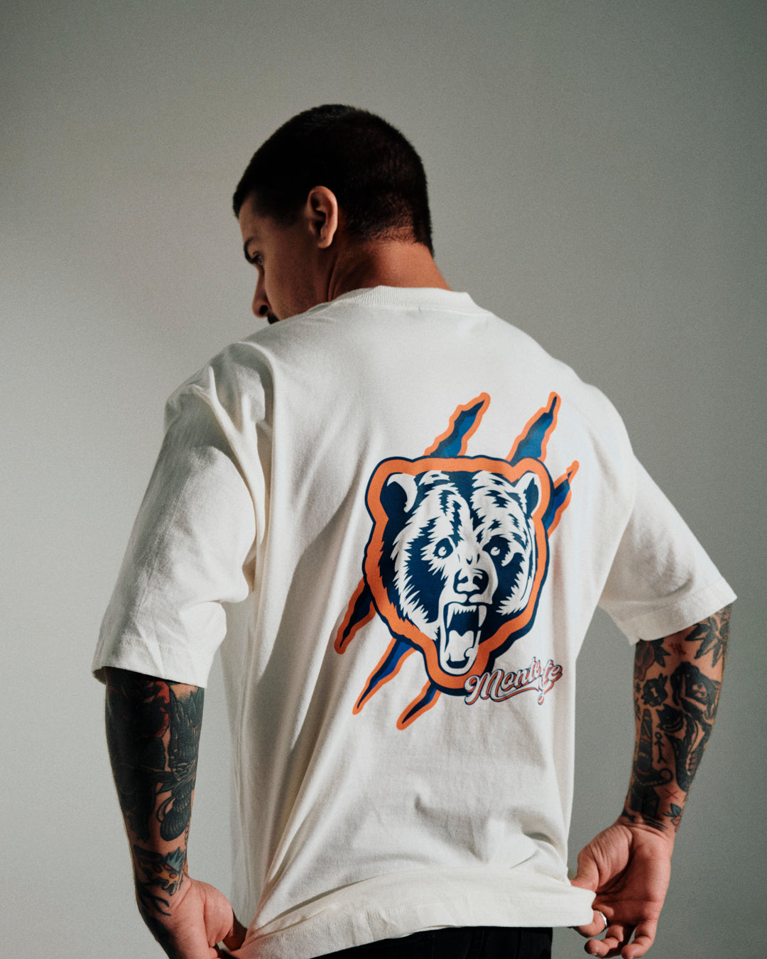 T-Shirt Oversized Printed Polar - Off White