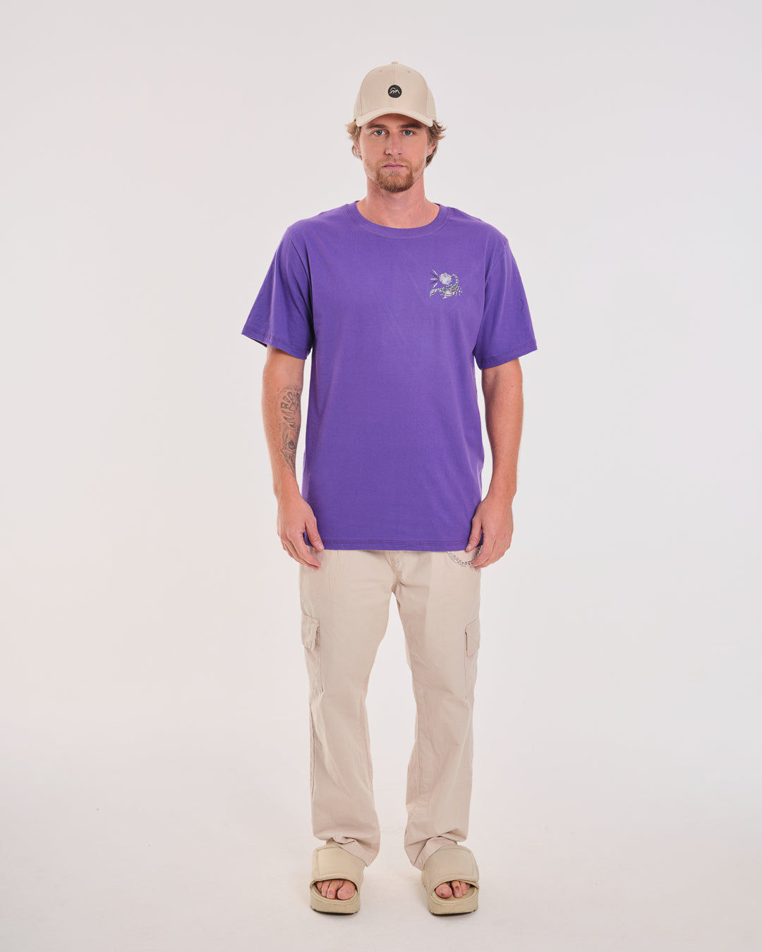 T-Shirt Regular Printed - Feel Alive Purple