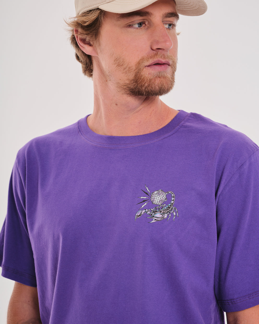 T-Shirt Regular Printed - Feel Alive Purple