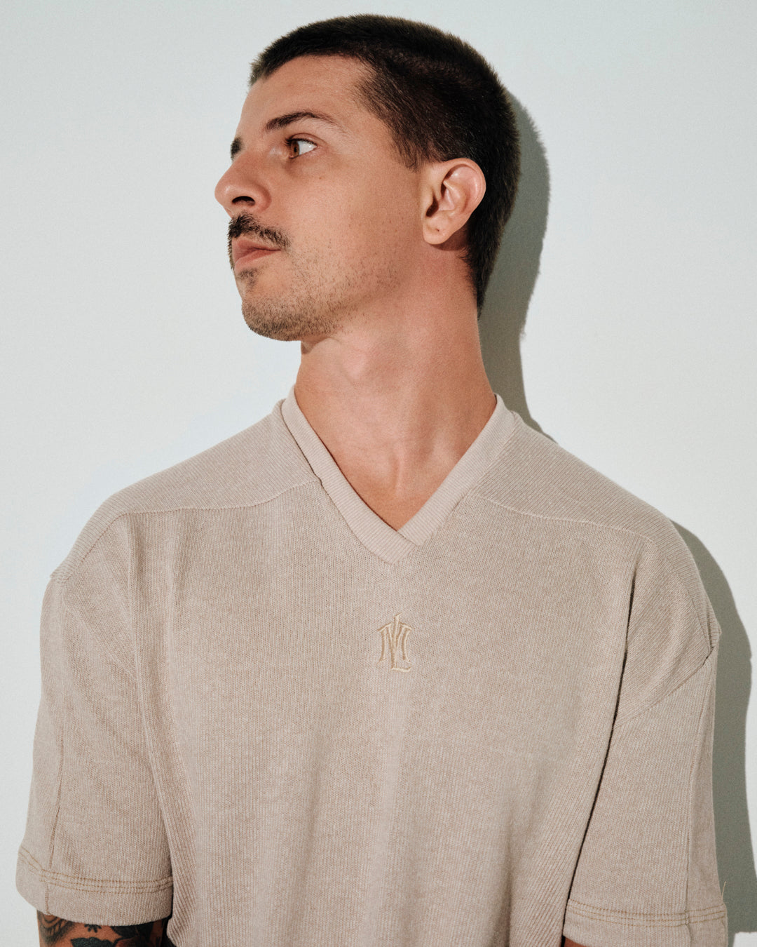 T-Shirt Jersey Oversized - Skin ML