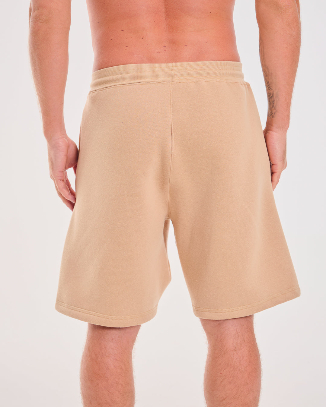 Shorts Oversized de Sweatshirt - Sand