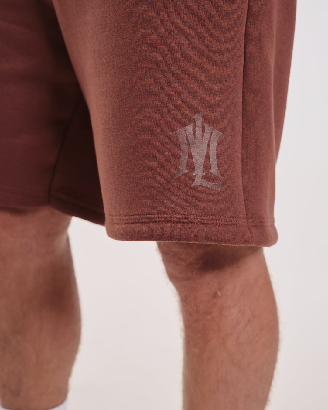 Shorts Oversized de Sweatshirt - Brown