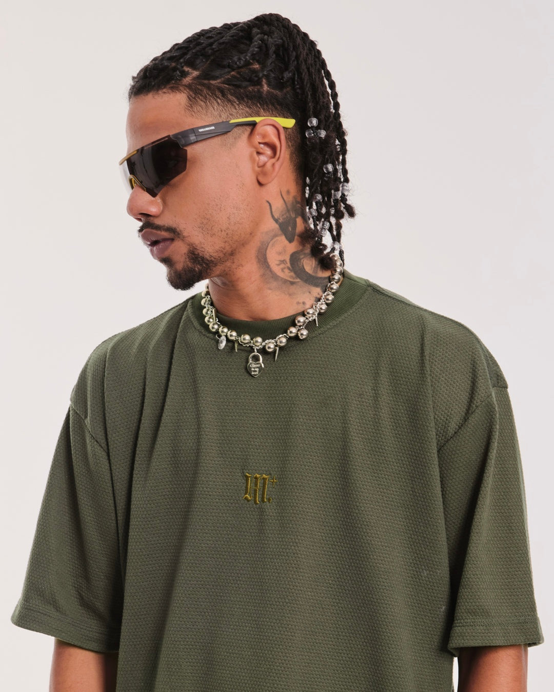 T-Shirt Oversized ML - Green Moss