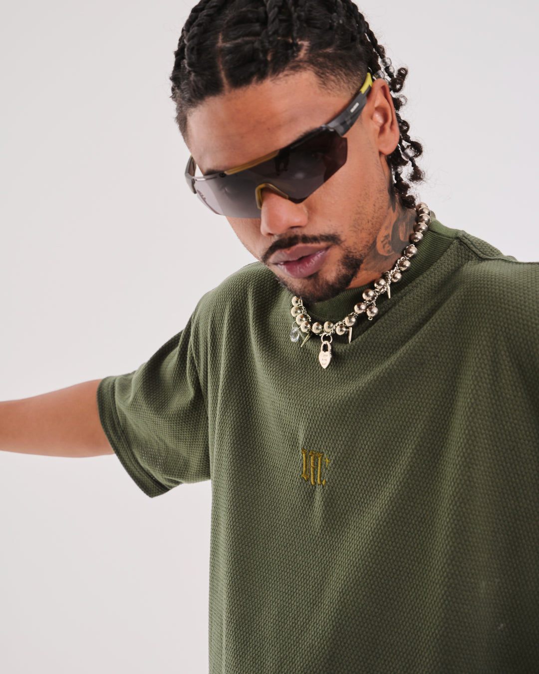 T-Shirt Oversized ML - Green Moss