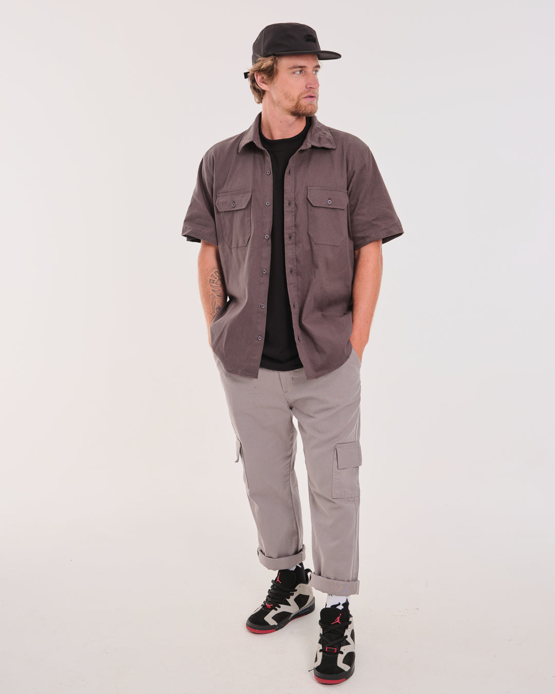 Camisa Oversized Work Shirt - Nardo