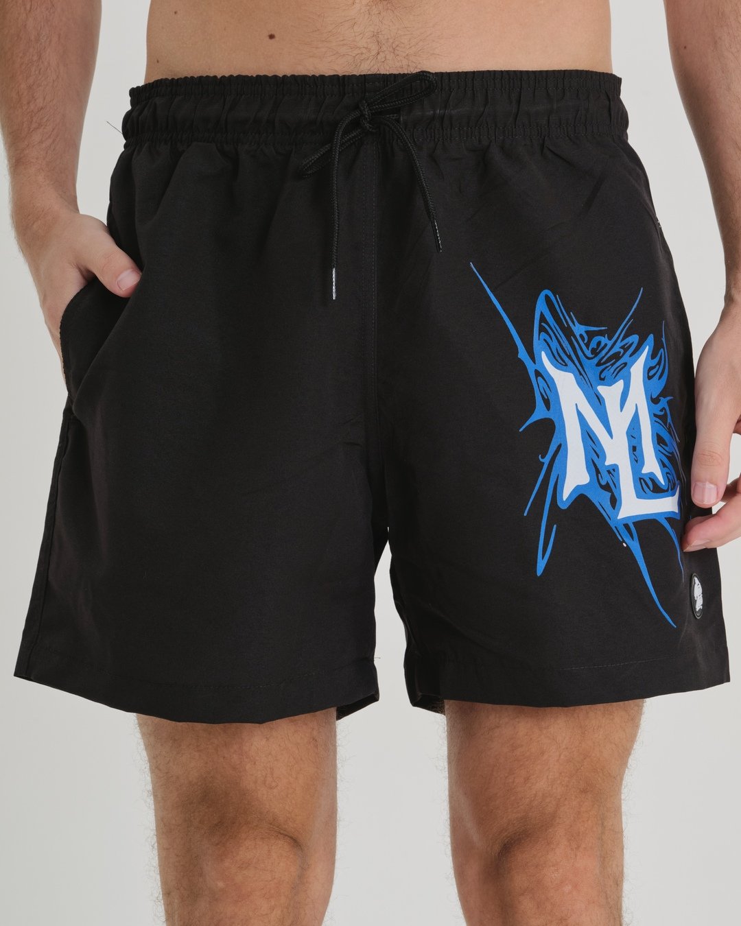 Shorts Water Wave - Kop Black