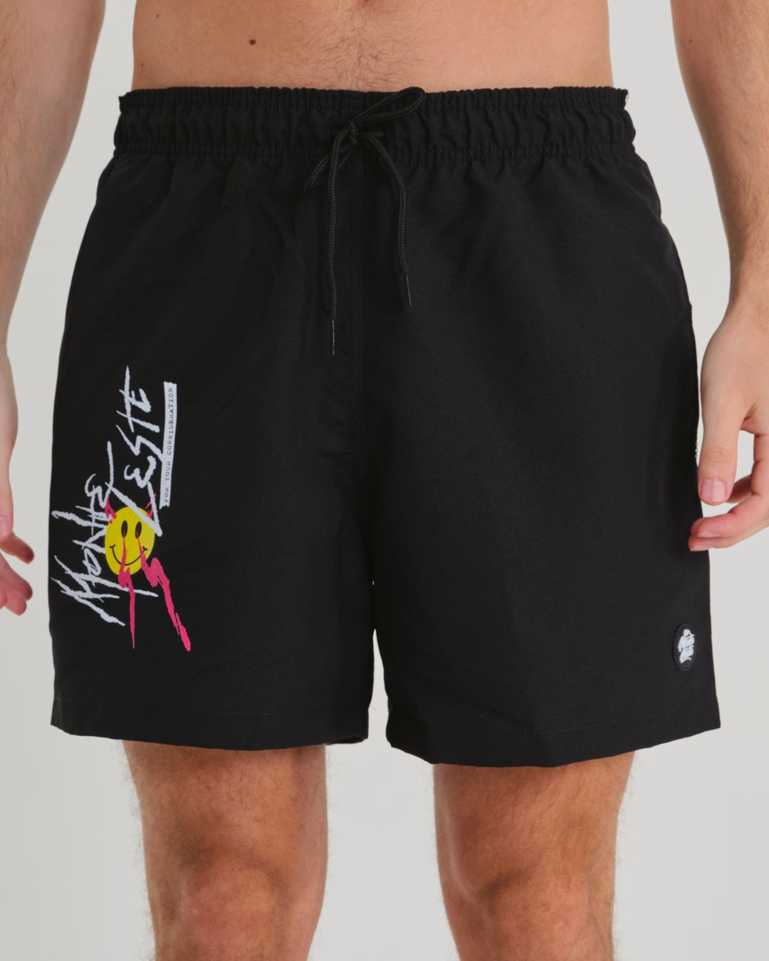 Shorts Water Wave - Smile Black