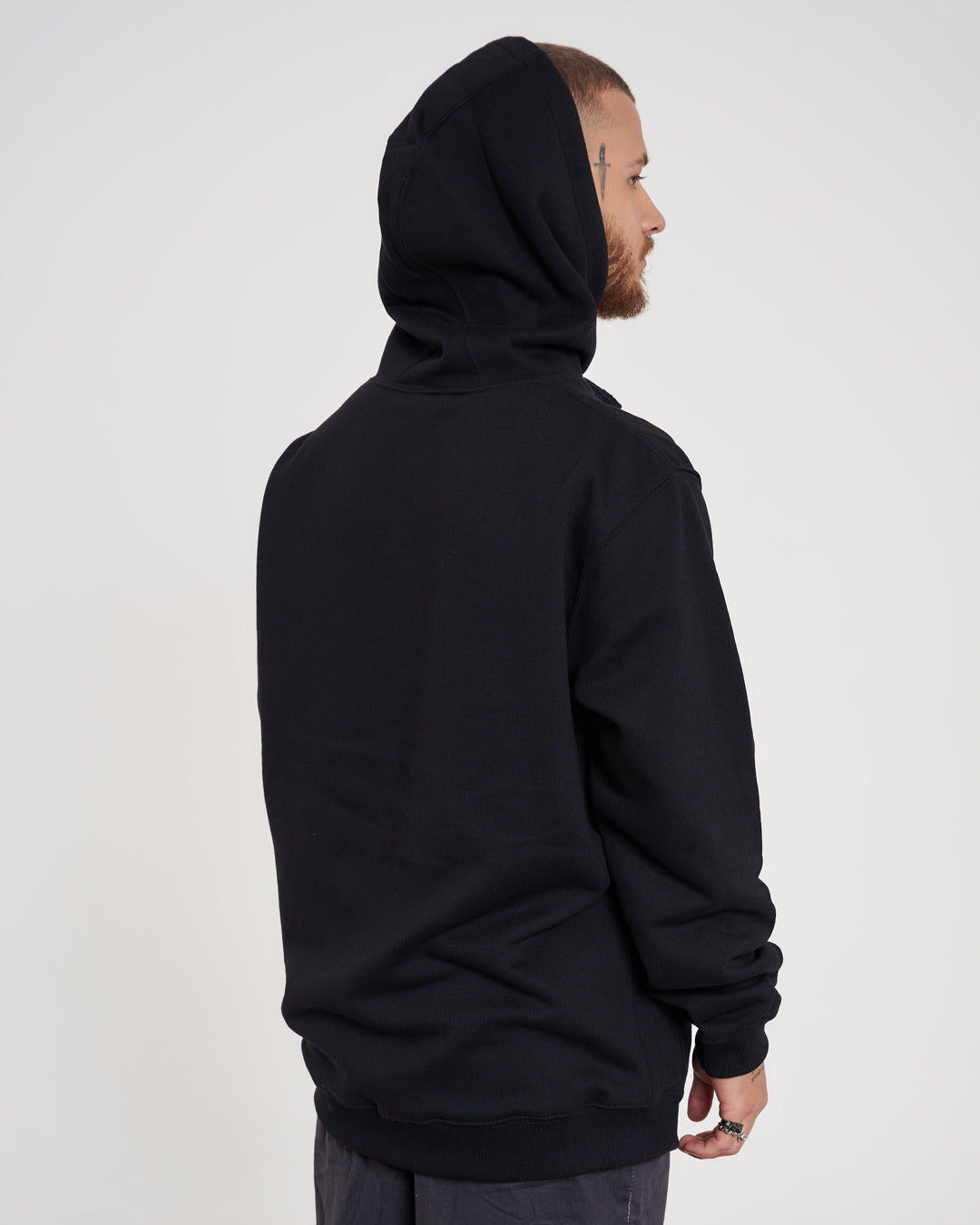 Sweatshirt Kangaroo Hooded - Panther Black