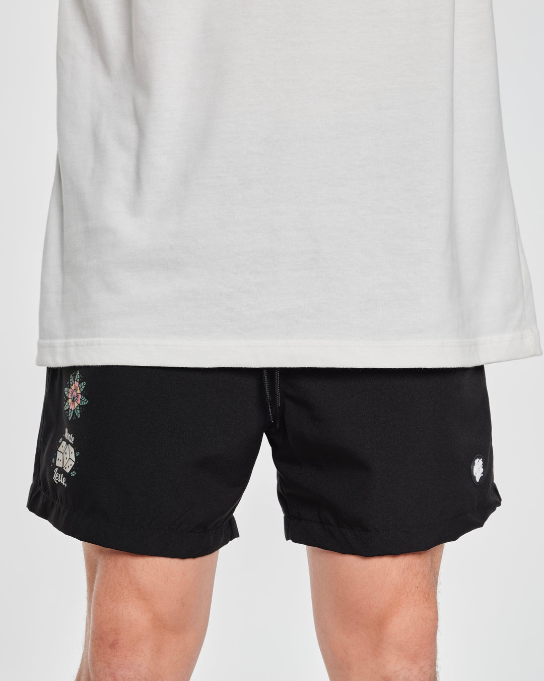 Shorts Water Wave - Skull Black