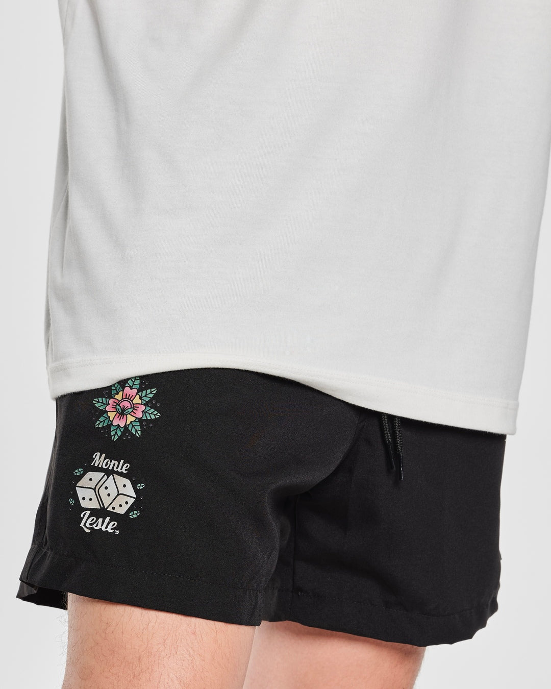 Shorts Water Wave - Skull Black