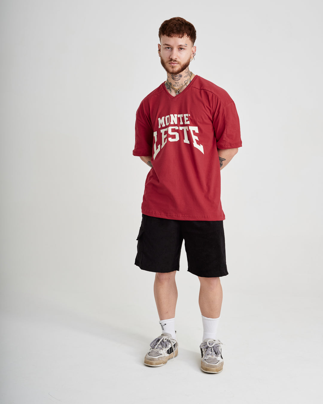T-Shirt Jersey Oversized - ML Red
