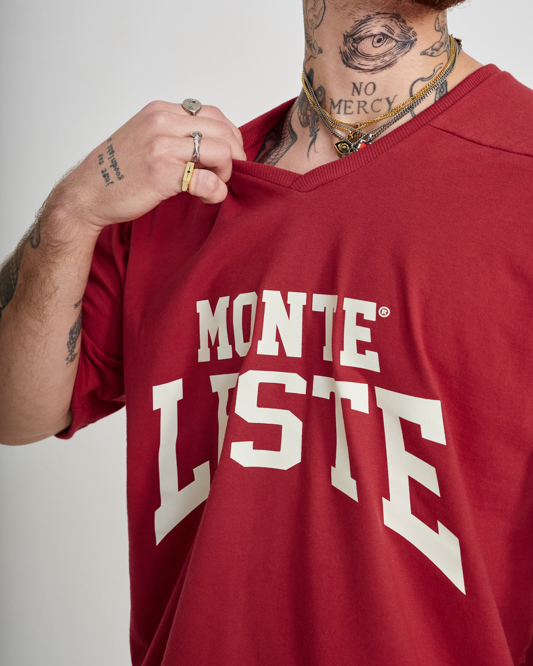 T-Shirt Jersey Oversized - ML Red