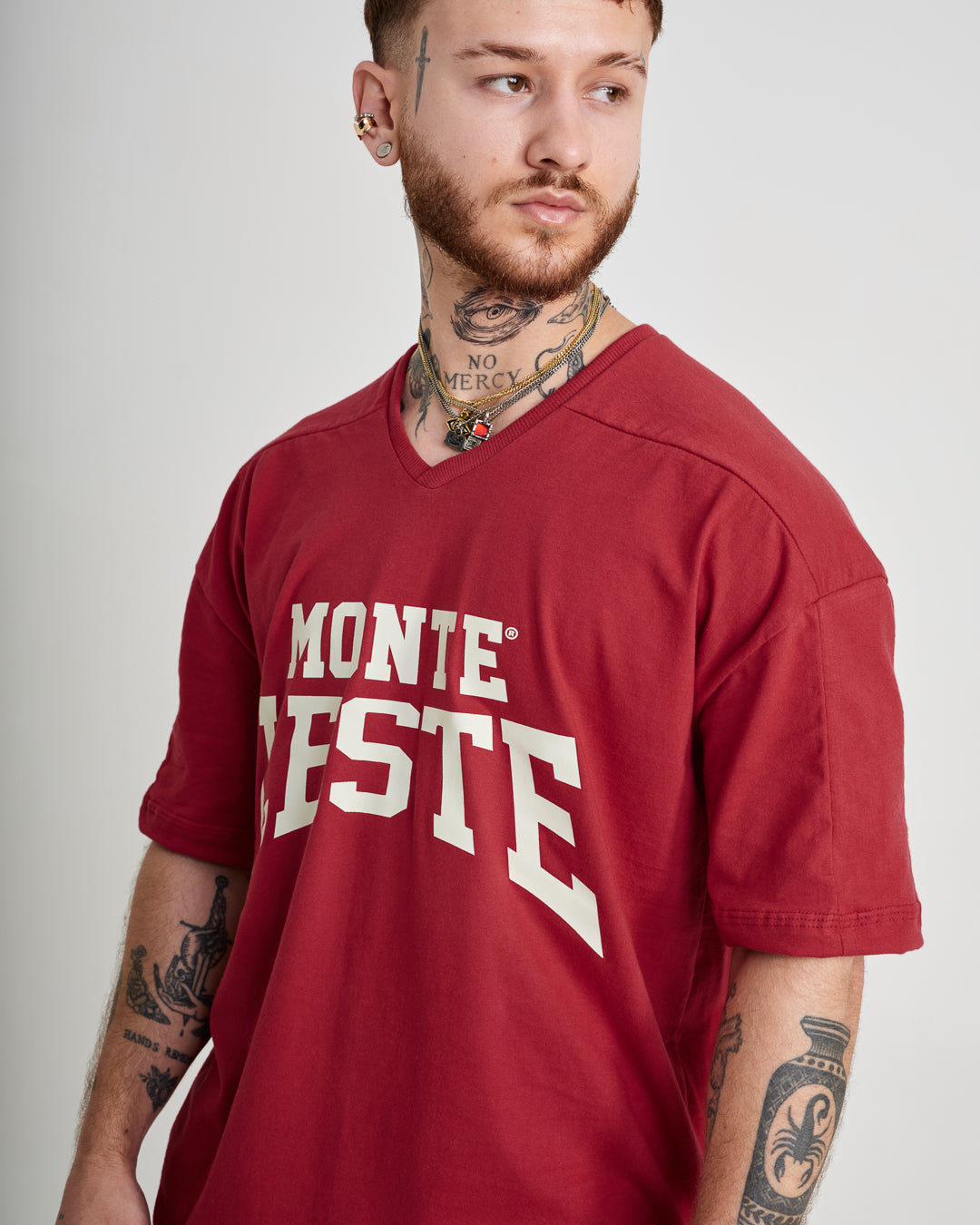 T-Shirt Jersey Oversized - ML Red