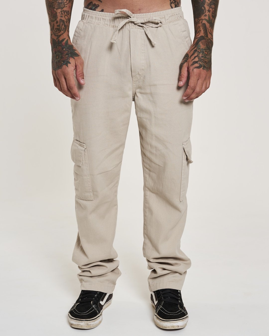 Cargo Twill Pants - Sand