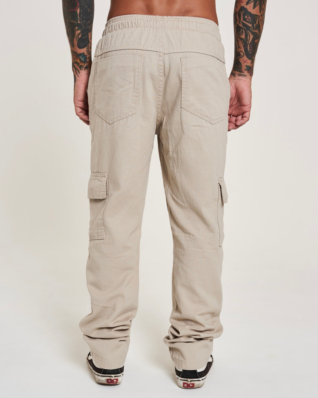 Cargo Twill Pants - Sand