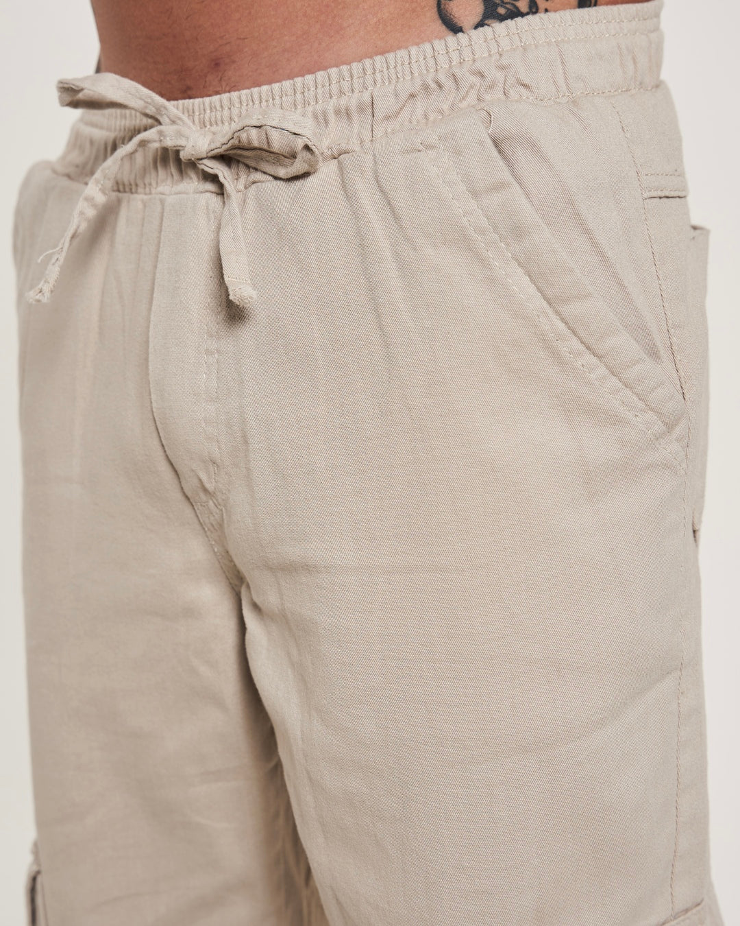 Cargo Twill Pants - Sand