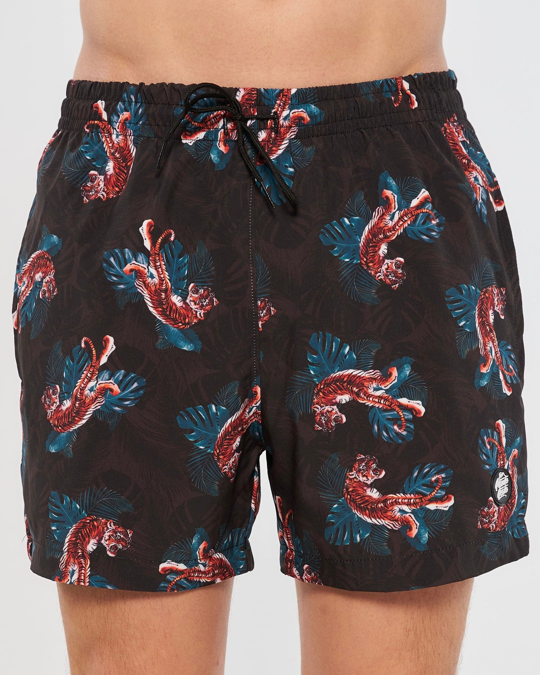 Shorts Water Elastic Printed - Tiger