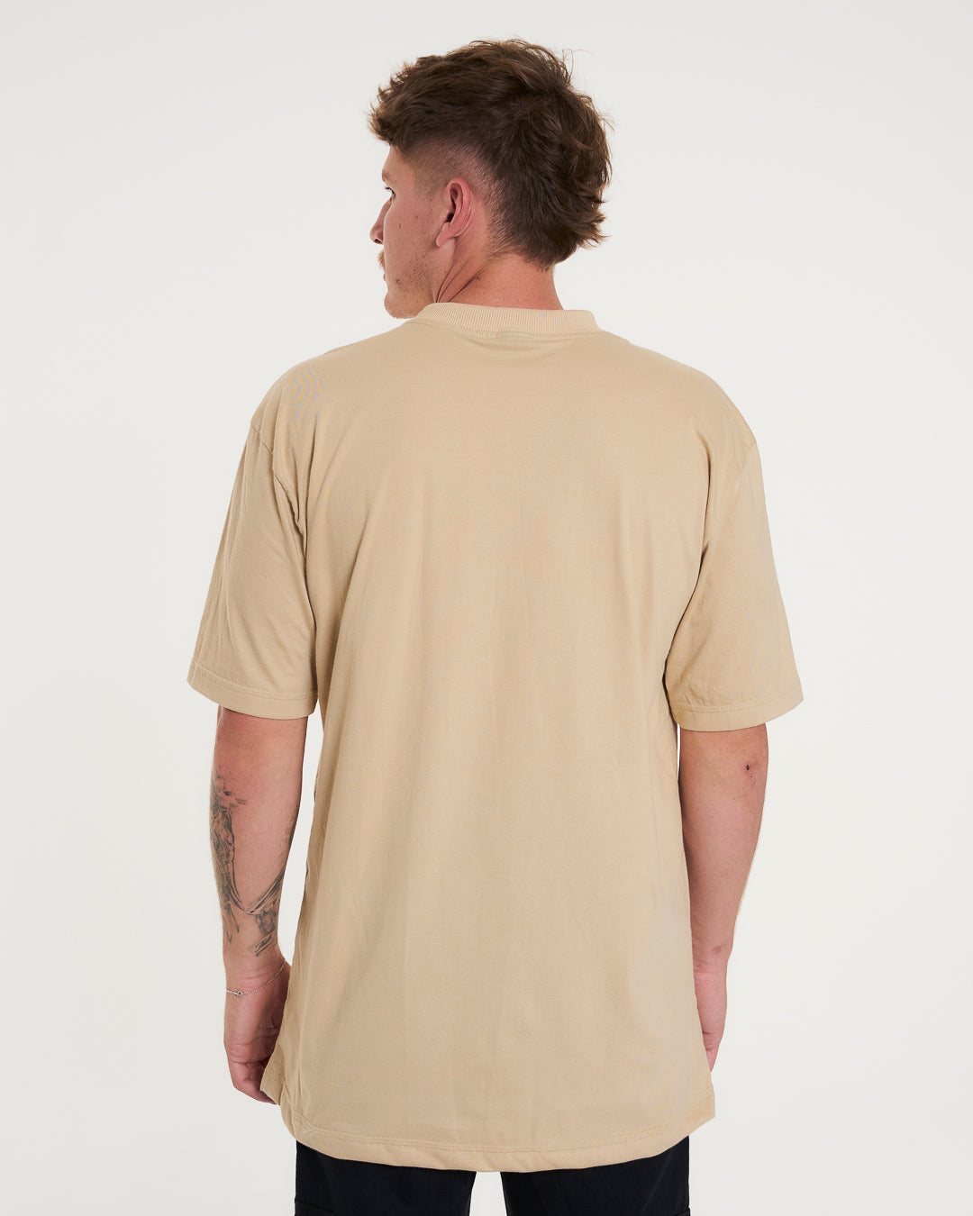 T-Shirt Oversized Printed Sense - Sand