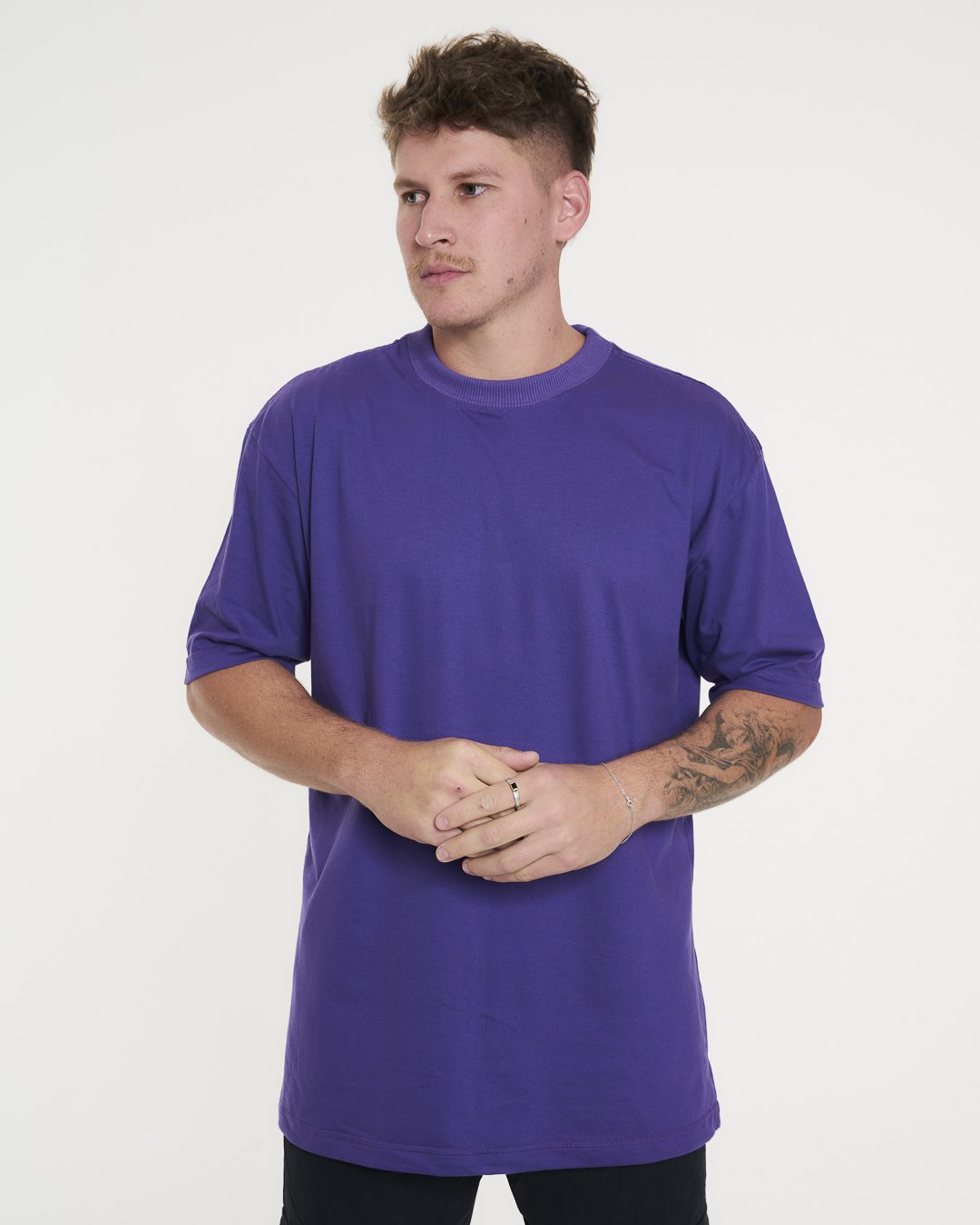 T-Shirt Oversized Plain - Purple