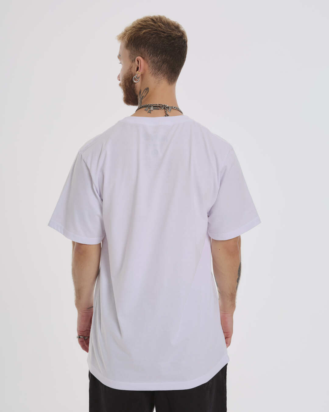T-Shirt Regular Printed - Reason White