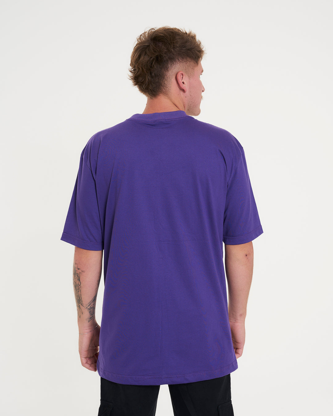 T-Shirt Oversized Printed Lighter - Purple
