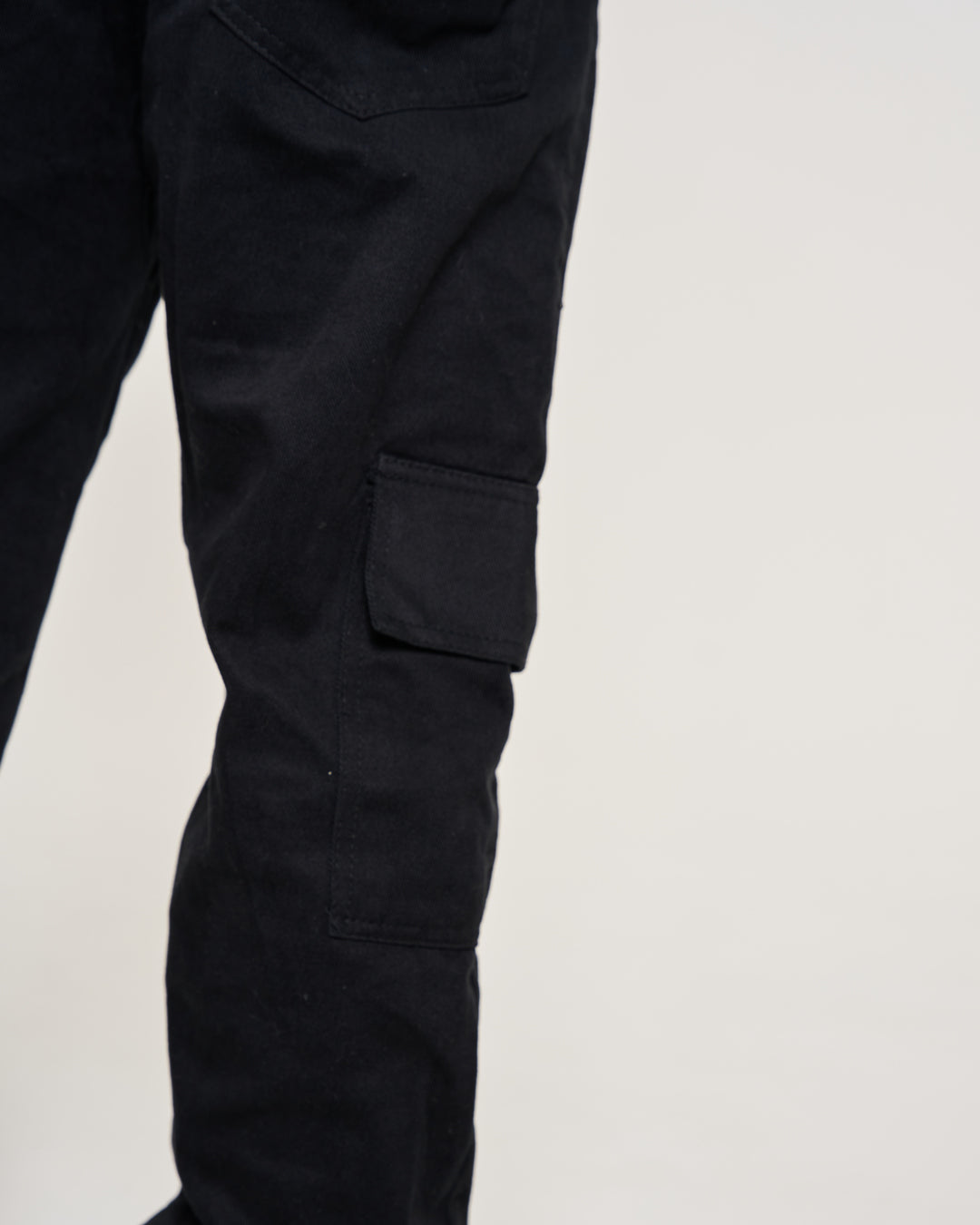 Cargo Twill Pants - Black