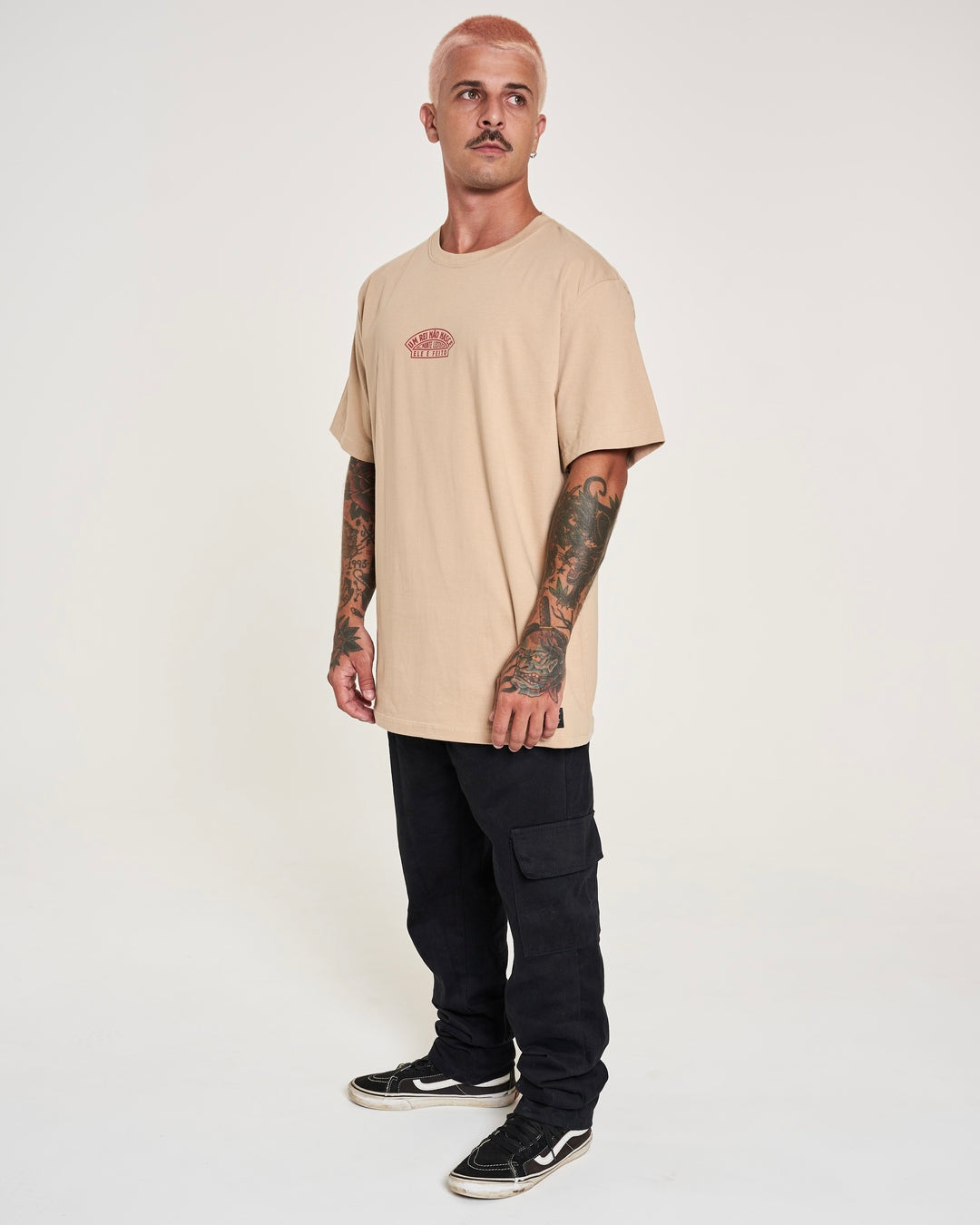 Cargo Twill Pants - Black
