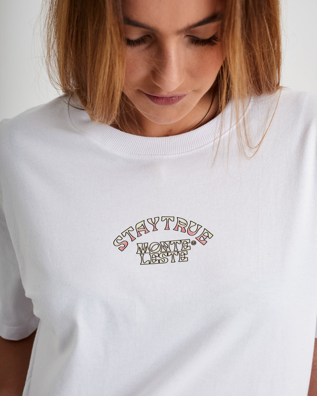 T-Shirt Regular Printed - True White