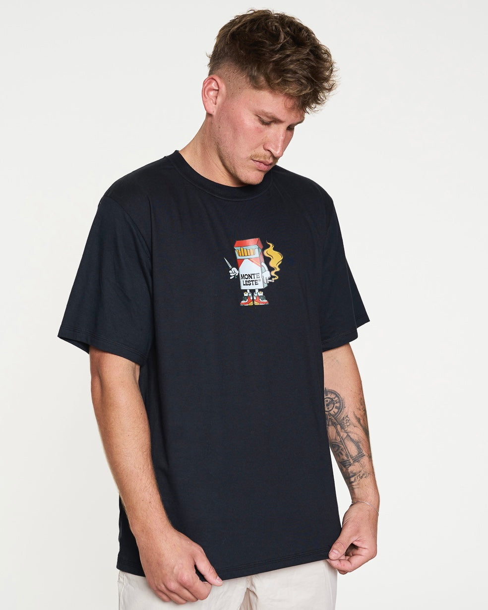 T-Shirt Regular Printed - Relax Black