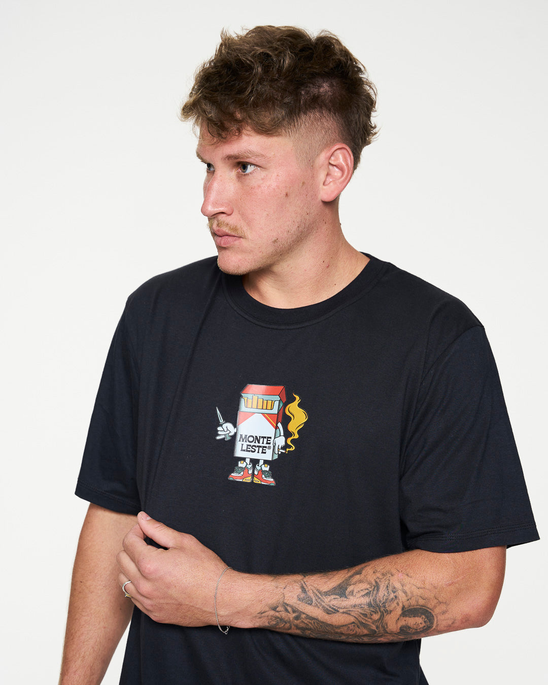 T-Shirt Regular Printed - Relax Black
