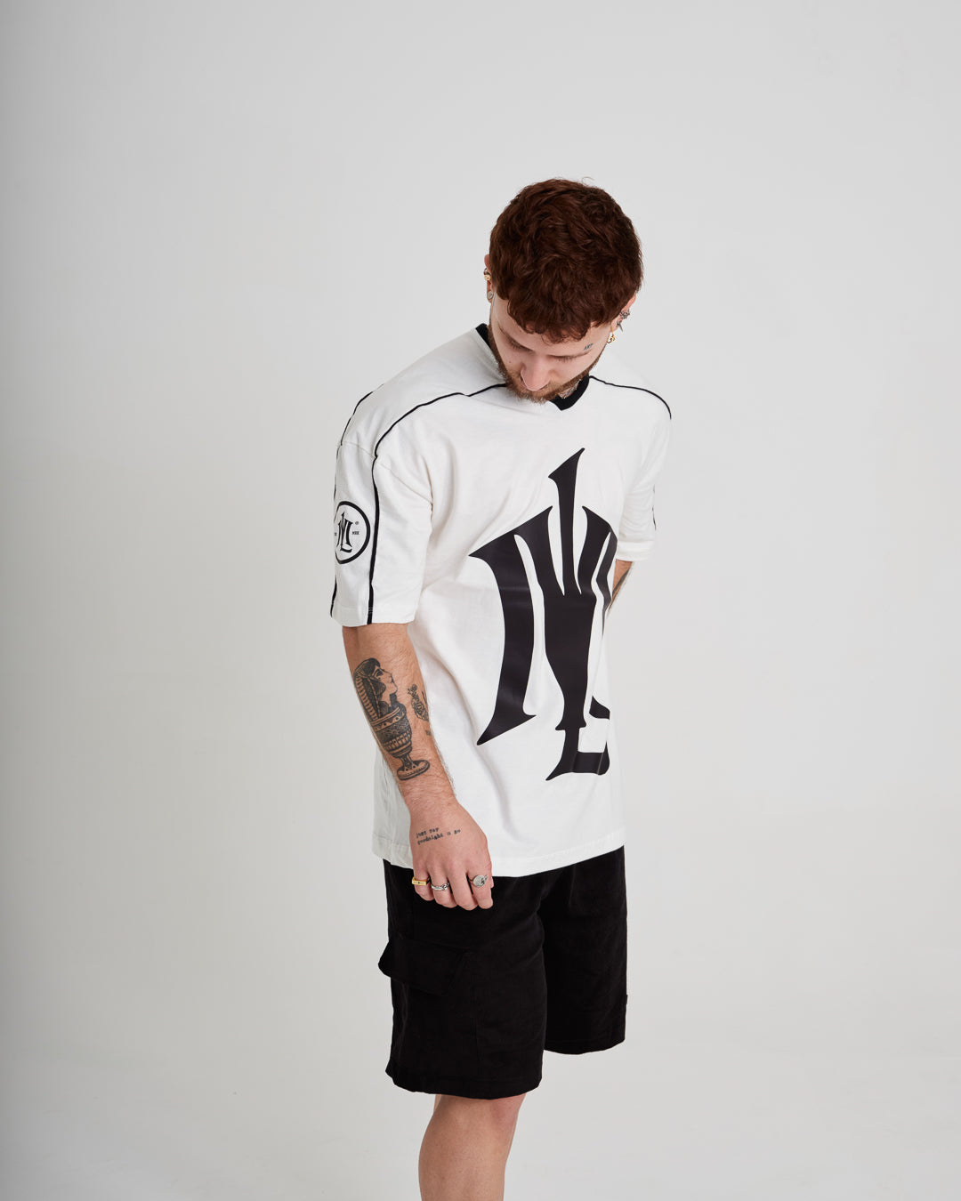 T-Shirt Jersey Oversized - ML Off White