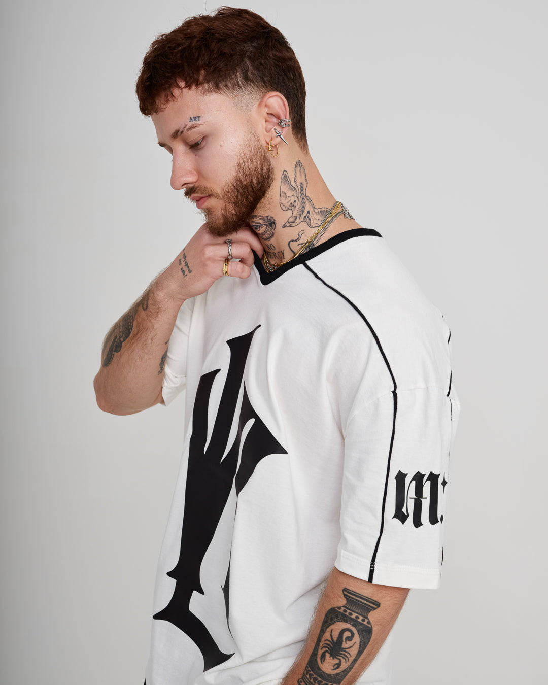 Oversized Jersey T-Shirt - ML Off White