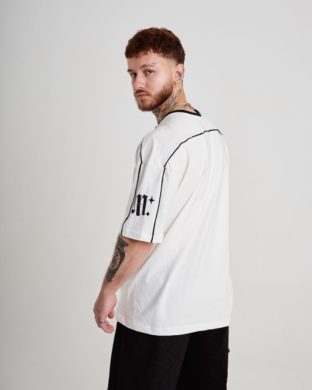 T-Shirt Jersey Oversized - ML Off White