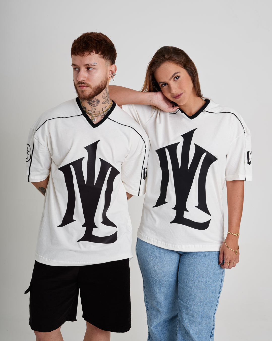 Oversized Jersey T-Shirt - ML Off White